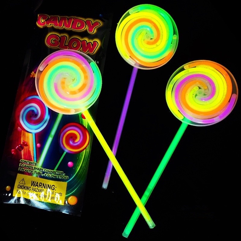แท่งไฟอมยิ้ม 🍭✨แท่งไฟเรืองแสง Lollipop Stick LED