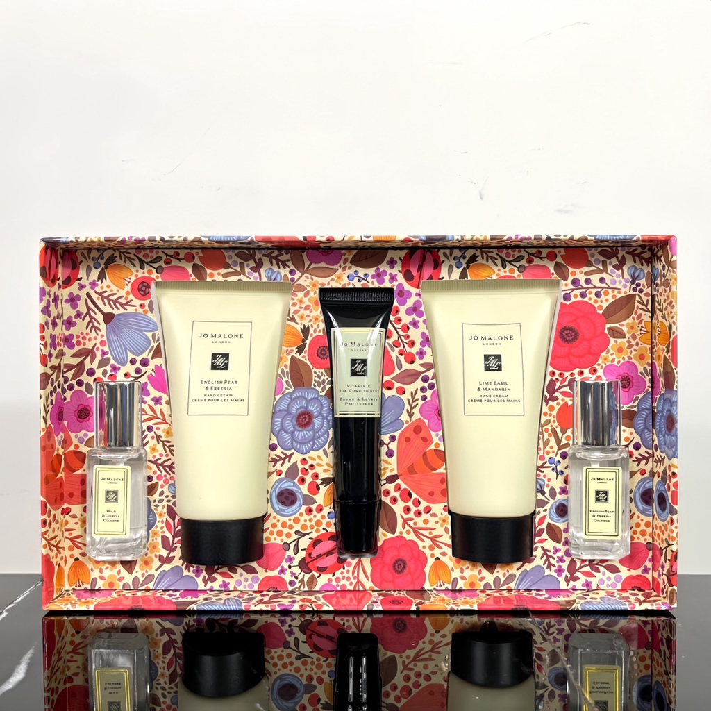 Jo Malone London ปีใหม่/กล่องของขวัญวันวาเลนไทน์ Blue Campanula น้ําหอมตัวอย่าง English Pear น้ําหอม
