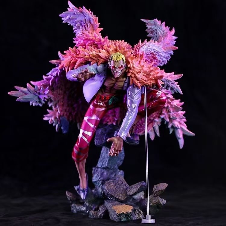 ใหม่ One Piece Pop Max Pirate King of the Sea Duo Frangming Brother Xiao Tang Hand Office Model Gift--&-