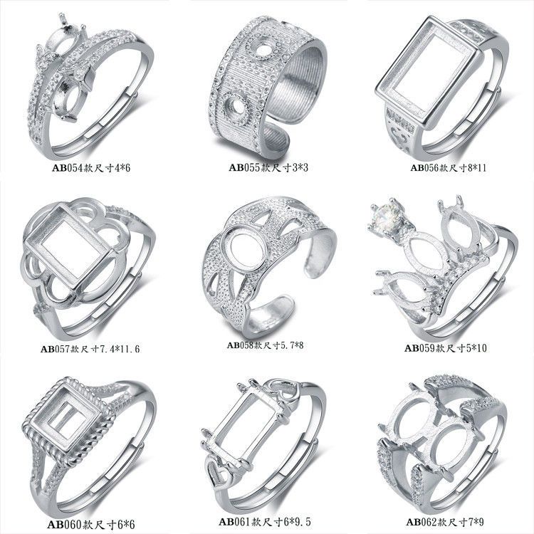 จี้แหวนเปล่า ทรงวงรี แฮนด์เมด diy สําหรับทําเครื่องประดับ สร้อยคอ ขี้ผึ้ง