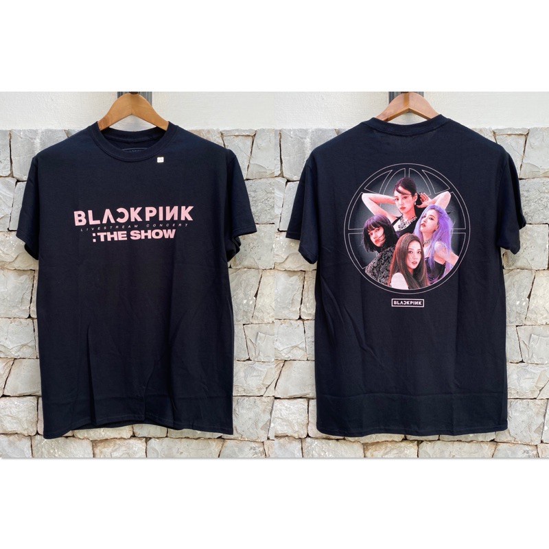 เสื้อยืดแฟชั่นใหม่ เสื้อวง BLACKPINK THE SHOW CONCERT ลิขสิทธิ์แท้ YG USAS-5XL