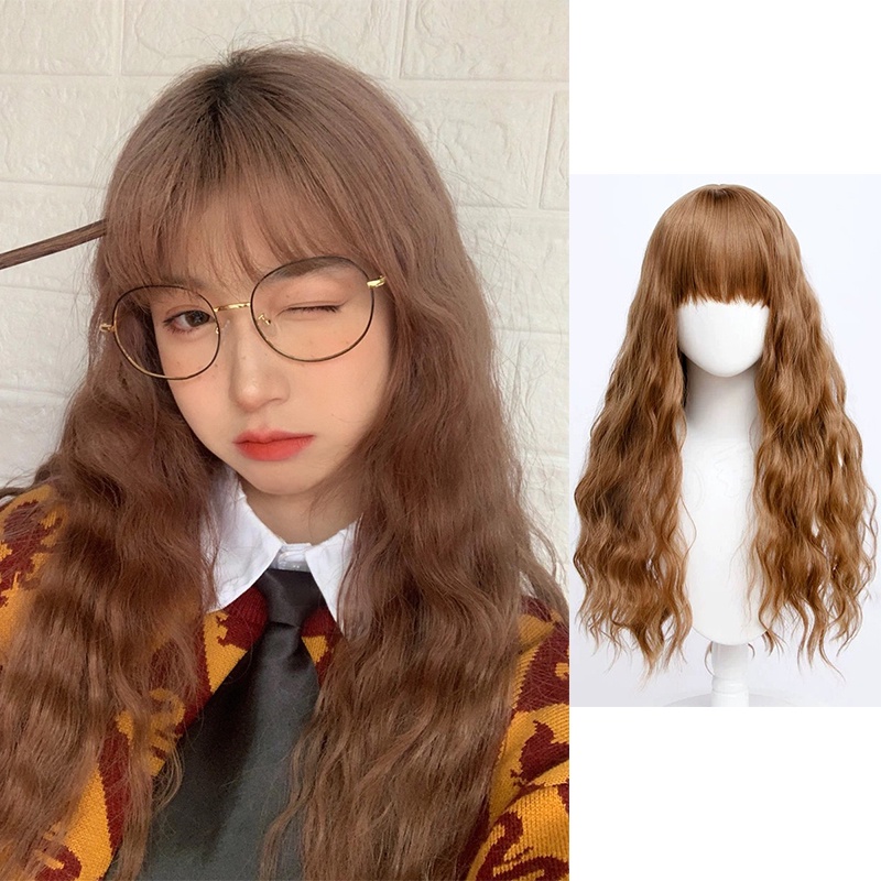 Hermione Granger วิกผมหยิกยาว 65 ซม. สังเคราะห์ เนื้อแมตต์ ทนความร้อน สําหรับผู้หญิง ผู้ชาย