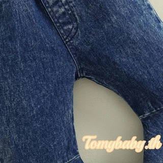 Tomybaby- กางเกงยีนขายาว ลําลอง แต่งกระดิ่ง แฟชั่นฤดูใบไม้ผลิ สไตล์สตรีท สําหรับเด็กผู้หญิง