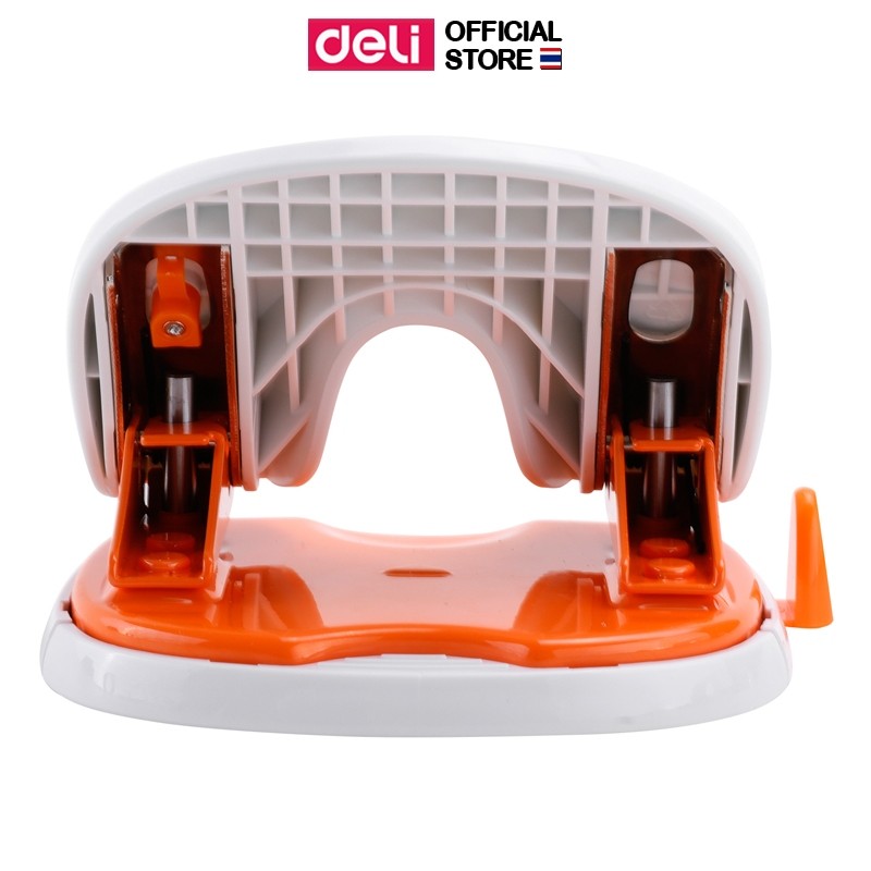 เครื่องเจาะรูกระดาษ 2 รู Deli 0123 ขนาดกะทัดรัด แข็งแรง ใช้งานง่าย สำหรับสำนักงาน Paper Punch - รูปที่ 6