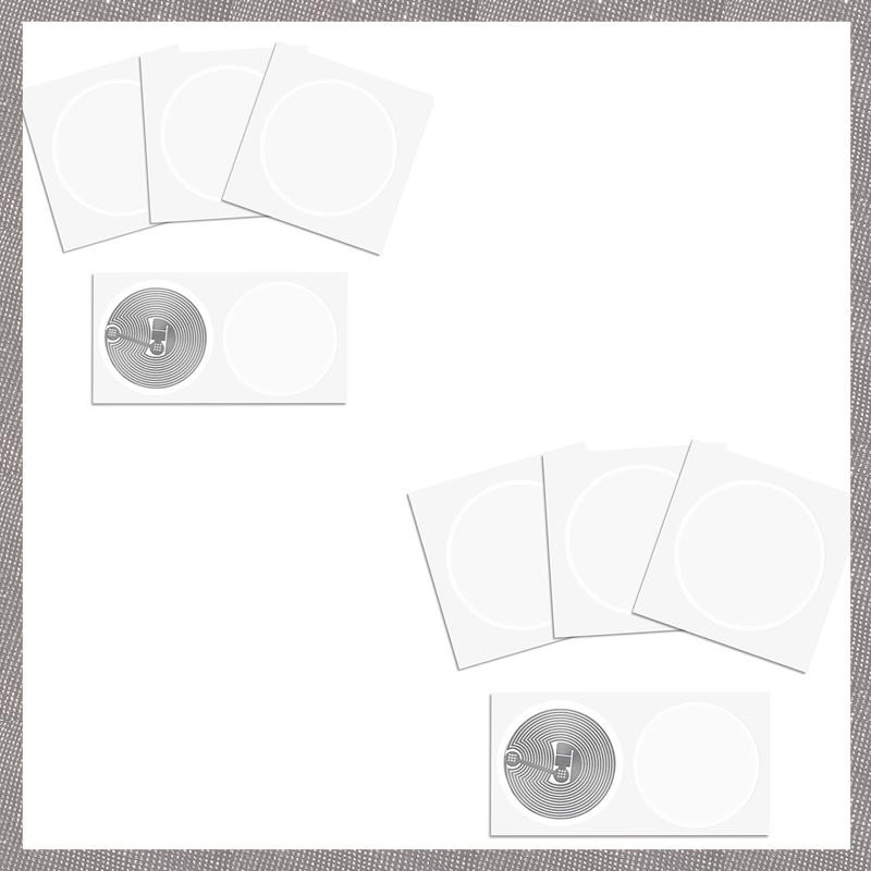[MLO] NFC Ntag216 สติ๊กเกอร์ Ntag216 NFC แท็ก NFC 216 แท็ก Ntag216 การ์ด NFC 13.56Mhz สติ๊กเกอร์แท็ก
