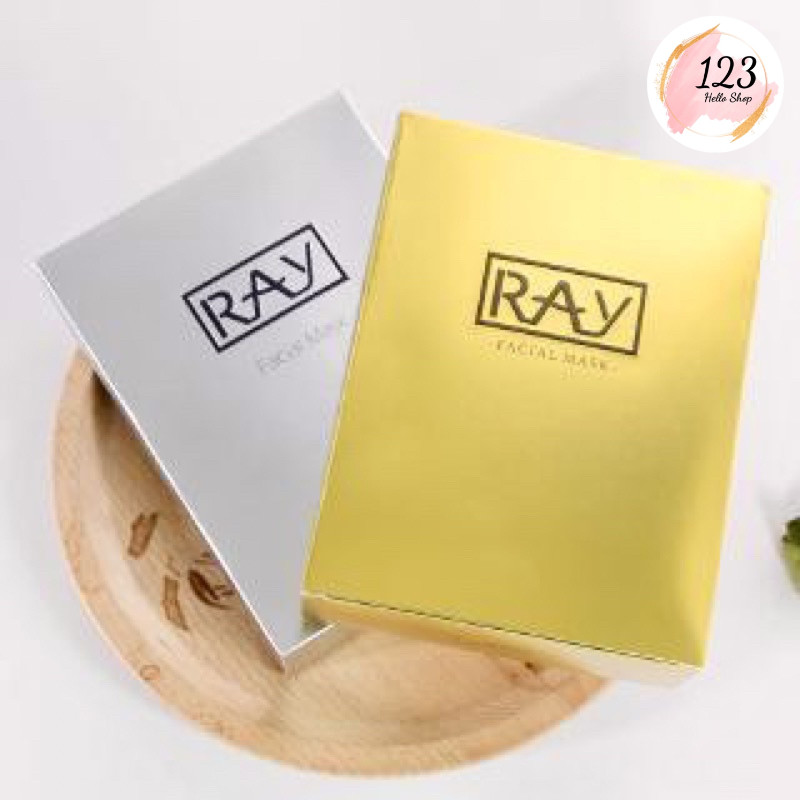 Ray Facial Mask (10แผ่น/กล่อง) แผ่นมาสก์หน้า ✨