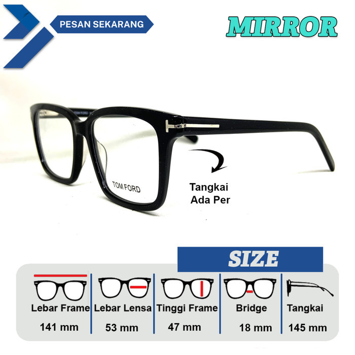ผู้ชาย/ผู้หญิง GLASSES FRAME TF5661B WIDE BOX รุ่น FRAME 141 ขนาด 53