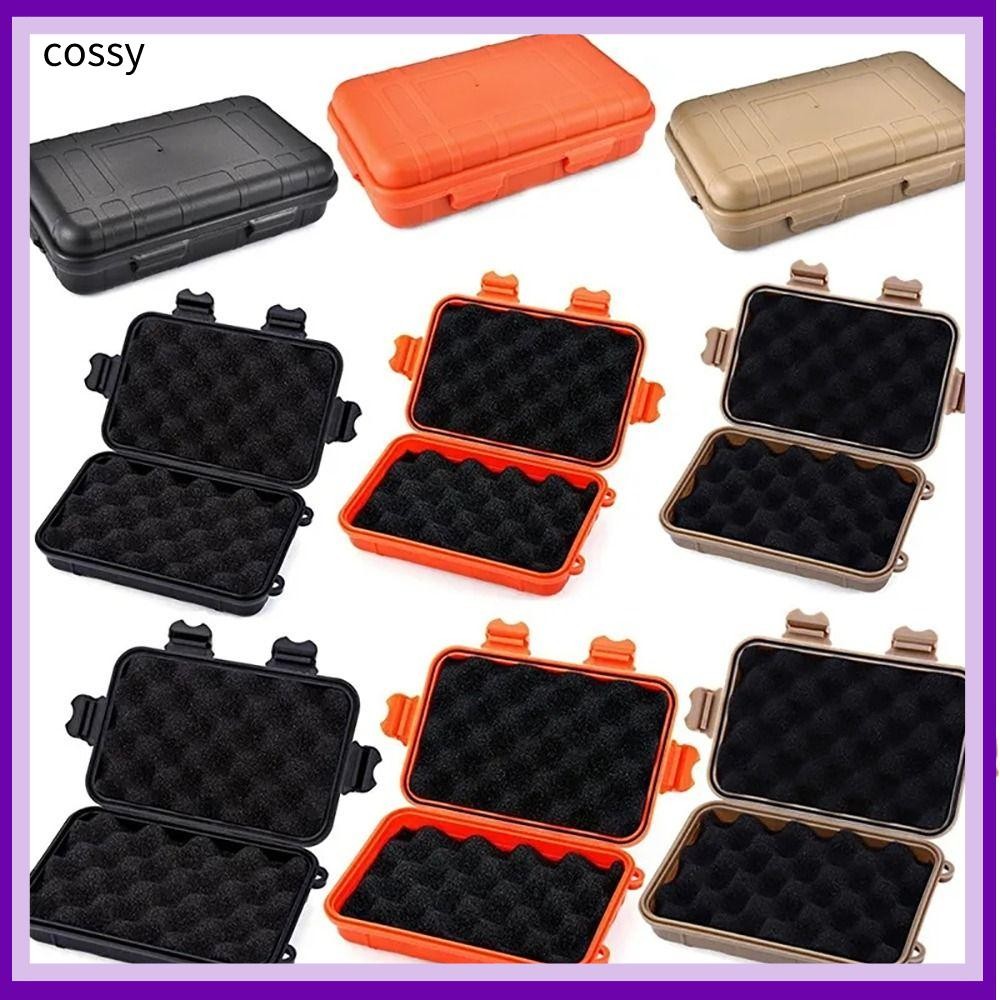Cossy กล่องเก็บของสําหรับเดินทาง 1 ชิ้น,กล่องพลาสติกปิดผนึก,ขนาด S/M/L ภาชนะตั้งแคมป์กันน้ํากลางแจ้ง