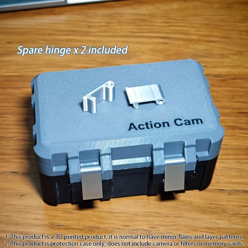 3d การพิมพ์ Manufacturing กล่องเก็บสําหรับ DJI Action Cam 3, 4, 5 Gadget Organizer Case