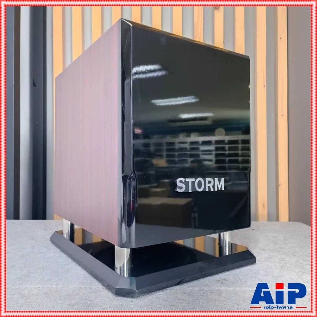 STORM RM-106 ตู้ลำโพงซับ10" ตู้ซับเบสมีแอมป์ในตัว ขนาด 10 นิ้ว Active Sub Woofer Speake RM 106 RM106 เอไอ-ไพศาล