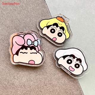 [Smileofen] ใหม่ แฟ้มโฟลเดอร์อะคริลิคใส ลายการ์ตูนชินจัง PP สําหรับเด็กผู้หญิง