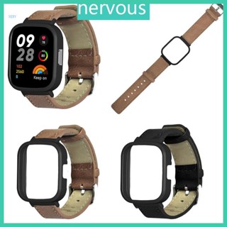 Nerv เคส + สายคล้อง สําหรับ Redmi Watch 3 2in1 อุปกรณ์เสริมนาฬิกาข้อมือ