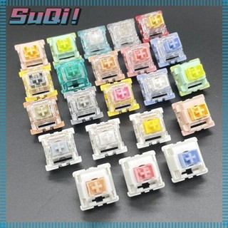 Suqi สวิตช์ปุ่มกดคีย์บอร์ด 3Pin แบบเปลี่ยน
