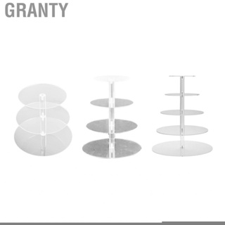 Granty Cupcake Stand  Transparent Easy Assembly Holder High Stability Acrylic for Party