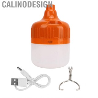 Calinodesign Portable USB  Bulb Rechargerable 150W ABS Housing Camping Hanging Light High Brightness for Picnic