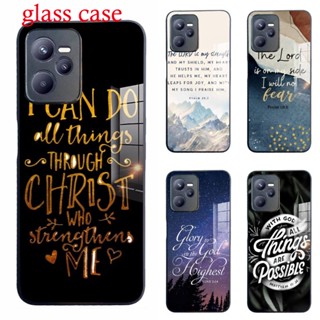 เคสโทรศัพท์มือถือ ลายคัมภีร์ไบเบิล สําหรับ Realme C35 Jesus 1