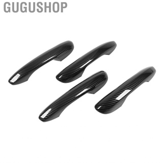 Gugushop Side Door Handle Protector Exterior Cover Carbon Fiber Pattern Scratch Free for Cars