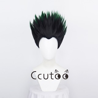 Misscoo HUNTER×HUNTER GON FREECSS วิกผมสังเคราะห์ ทนความร้อน สีดํา สีเขียว