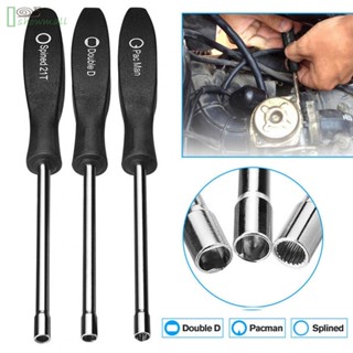 [ISHOWMAL-TH]Screwdriver 3Pcs/Set 5.98 Inches Adjustment Black Carburetor Chainsaw Tool-New In 9-