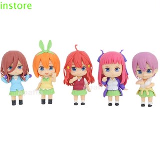 Instore โมเดลฟิกเกอร์ Nakano Miku สร้างสรรค์ สําหรับเก็บสะสม 5 ชิ้น ต่อชุด