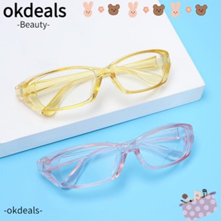 Okdeals แว่นตาอ่านหนังสือ ป้องกันแสงสีฟ้า แฟชั่นคลาสสิก แว่นสายตายาว