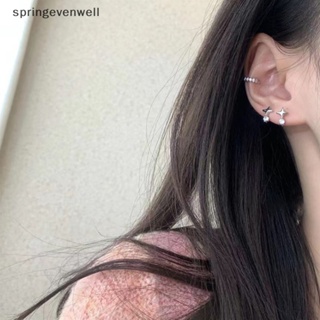 [springevenwell] 6 ชิ้น / เซต สีชมพู คริสตัล โอปอล พีช หัวใจ ไม้กางเขน ดาว ต่างหูหล่น สําหรับผู้หญิง แฟชั่น โลหะ ของเหลว ต่างหู เครื่องประดับ ใหม่ พร้อมส่ง