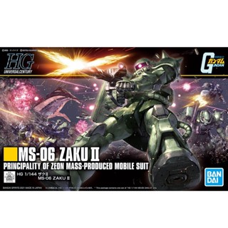 BANDAI HG 1/144 MS-06 ZAKU II [D-TOYS GUNDAM] กันดั้ม กันพลา โมเดล แอคชั่นฟิกเกอร์