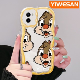 เคสโทรศัพท์มือถือ ซิลิโคนนิ่ม ป้องกันกระแทก ลายการ์ตูน Dale น่ารัก สีโปร่งใส สําหรับ VIVO Y15s Y15a Y01 Y02s