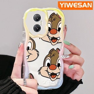 เคสโทรศัพท์มือถือ ซิลิโคนนิ่ม ใส กันกระแทก ลายการ์ตูน Dale น่ารัก สีครีม สําหรับ Infinix Hot 20 Hot 20i Hot 20 Play Hot 30 Hot 30i Hot 30 Play