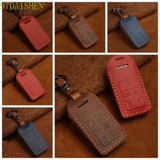 Daishen1 เคสกุญแจรีโมตรถยนต์หนัง ป้องกัน 5 6 ปุ่ม สีฟ้า น้ําตาล แดง