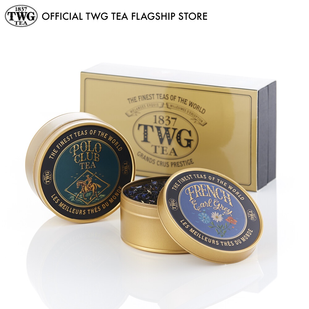 TWG Tea | Sweet Heart Tea Set/ | Black Teas Green Teas | Caviar Tin Teas 100 g