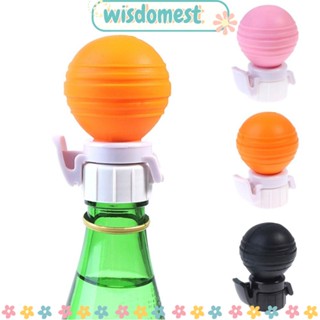 Wisdomest ฝาปิดผนึกเครื่องดื่ม แบบเป่าลม อัดลมได้