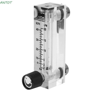 Antot เครื่องวัดการไหลของแก๊สออกซิเจน 2-20LPM ตัวเมีย 1/4 นิ้ว BSPT LZM-6T