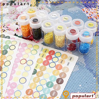 Popular สติกเกอร์ปักครอสสติตช์คริสตัล 447 สี สําหรับตกแต่งบ้าน