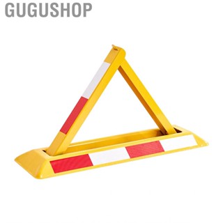 Gugushop Parking Space Lock  Bright Reflective Tape Slope Design Integrated Die Casting Barrier for Outdoor Use