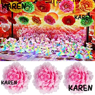 Karen อุปกรณ์ประกอบฉากเต้นรํา ดอกโบตั๋น 30 40 50 ซม.