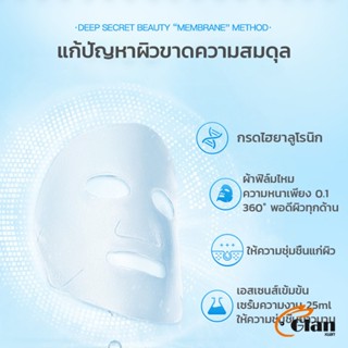 Glanxuan แผ่นมาส์กหน้า เพิ่มความชุ่มชื่นและเติมน้ำให้ผิว Ice Mask