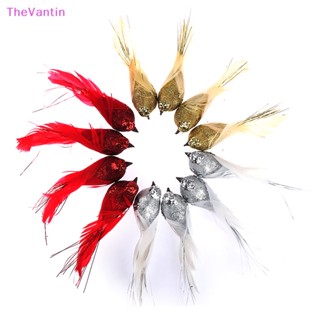 Thevantin กิ๊บติดต้นไม้ ประดับขนนก กลิตเตอร์ Diy สําหรับตกแต่งบ้าน ปาร์ตี้