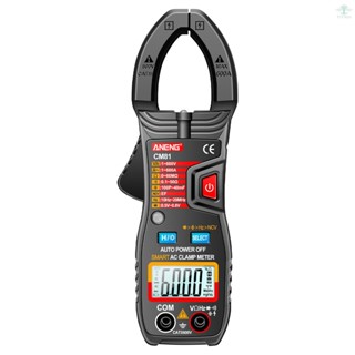 ANENG CM81 Smart AC Clamp Meter Clamp Type Multimeter 6000 Counts Auto Range Voltmeter 600A Ammeter Resistance Meter with Flashlight