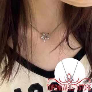 Topone- สร้อยคอโซ่ จี้รูปปลาดาว เรียบง่าย สําหรับผู้หญิง