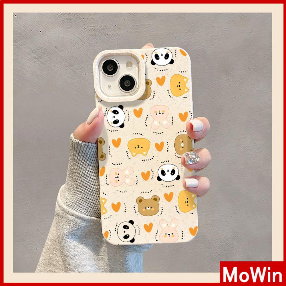 Cases, Covers, & Skins 28 บาท Mowin – เข้ากันได้สำหรับ เคสไอโฟน เคสไอโฟน11 เคส iphone 11กรณีเป็นมิตรกับสิ่งแวดล้อมสีขาวกรณีนุ่มป้องกันกล้องกันกระแทกน่ารักหมีแพนด้าหัวใจใช้งานร่วมกับ iPhone 14 13 PRO MAX 12 11 XR XS 7 8 PLUS Mobile & Gadgets