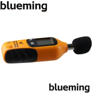 Blueming2 เครื่องวัดระดับเสียงดิจิทัล หน้าจอ LCD 40dB เป็น 130dB มีไฟแบ็คไลท์ แบบพกพา สีเหลือง สําหรับห้องเรียน