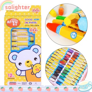 Solighter ปากกากราฟฟิติ ปลอดสารพิษ สีพาสเทล ล้างทําความสะอาดได้ สําหรับเด็ก ศิลปิน