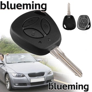 Blueming2 กุญแจรีโมตรถยนต์ ABS 3 ปุ่ม สีดํา แบบเปลี่ยน สําหรับ Lada Priora Kalina