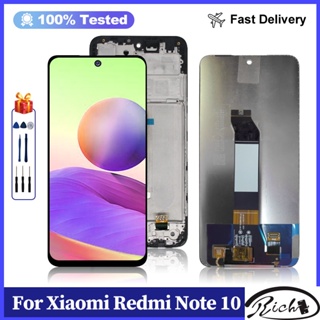 อะไหล่หน้าจอสัมผัสดิจิทัล LCD แบบเปลี่ยน สําหรับ Xiaomi Redmi Note 10 5G M2103K19G M2103K19C