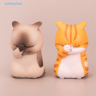 【tuilieyfish】โมเดลฟิกเกอร์เรซิ่น รูปการ์ตูนแมวนําโชค สําหรับตกแต่ง 1 ชิ้น【IH】