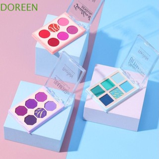 Doreen พาเลทอายแชโดว์ เนื้อแมตต์ ไม่เลอะ ติดทนนาน 6 สี