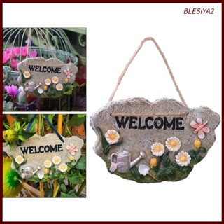 [Blesiya2] ป้าย Welcome แฮนด์เมด สําหรับแขวนตกแต่งประตู ในร่ม และกลางแจ้ง