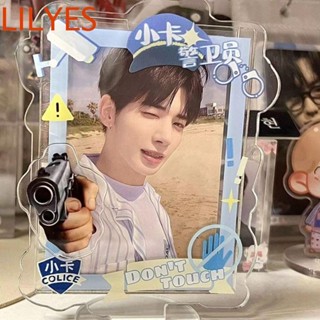 Lilyescub เคสอะคริลิคใส ป้องกันฝุ่น สไตล์เกาหลี สําหรับการ์ดรูปภาพ ไอดอล