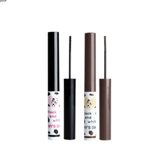 Suanke Waterproof Eye Black Ultra Fine หัวแปรงสำหรับขนตาดัดผมธรรมชาติที่ไม่เปื้อนหรือลอกออกกันเพรียง ยี่ห้อใหม่ Ultra fine หัวแปรงกันน้ำ puueqg